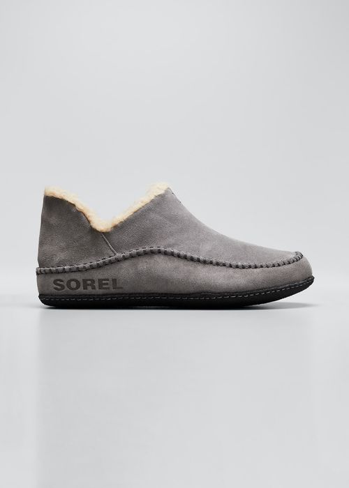 Men's Manawan II Suede Wool-Lined Slippers