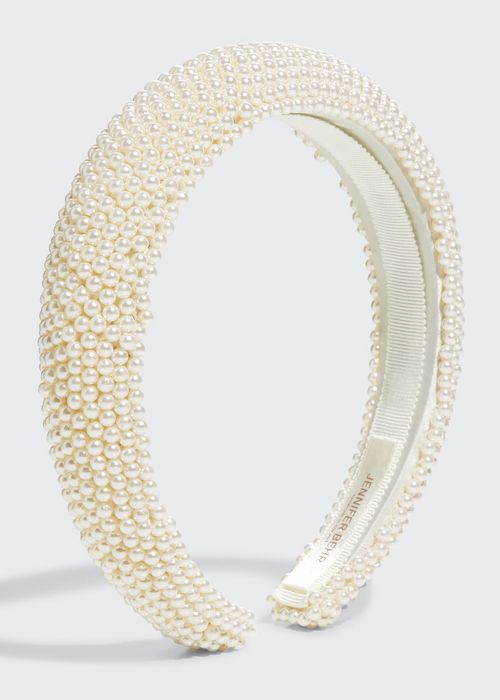 Brissa Allover Pearly Padded Headband