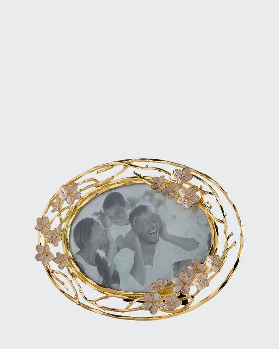 Cherry Blossom Oval Frame, 5" x 7"