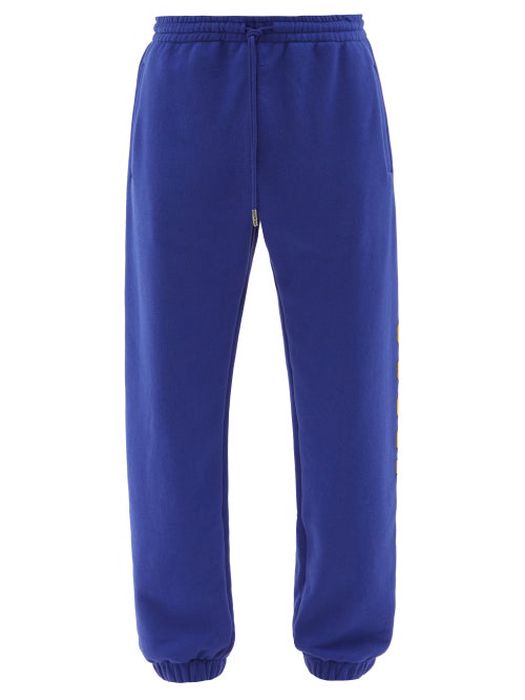 Gucci - Logo-print Track Pants - Mens - Dark Blue Gucci - Logo-print Track Pants - Mens - Dark Blue