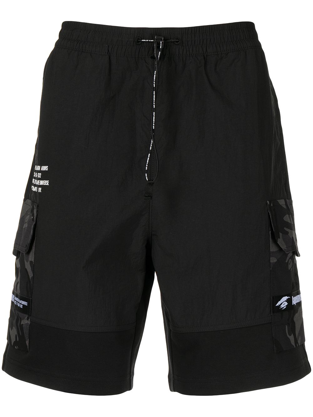 AAPE BY *A BATHING APE® camouflage-detail cargo shorts - Black