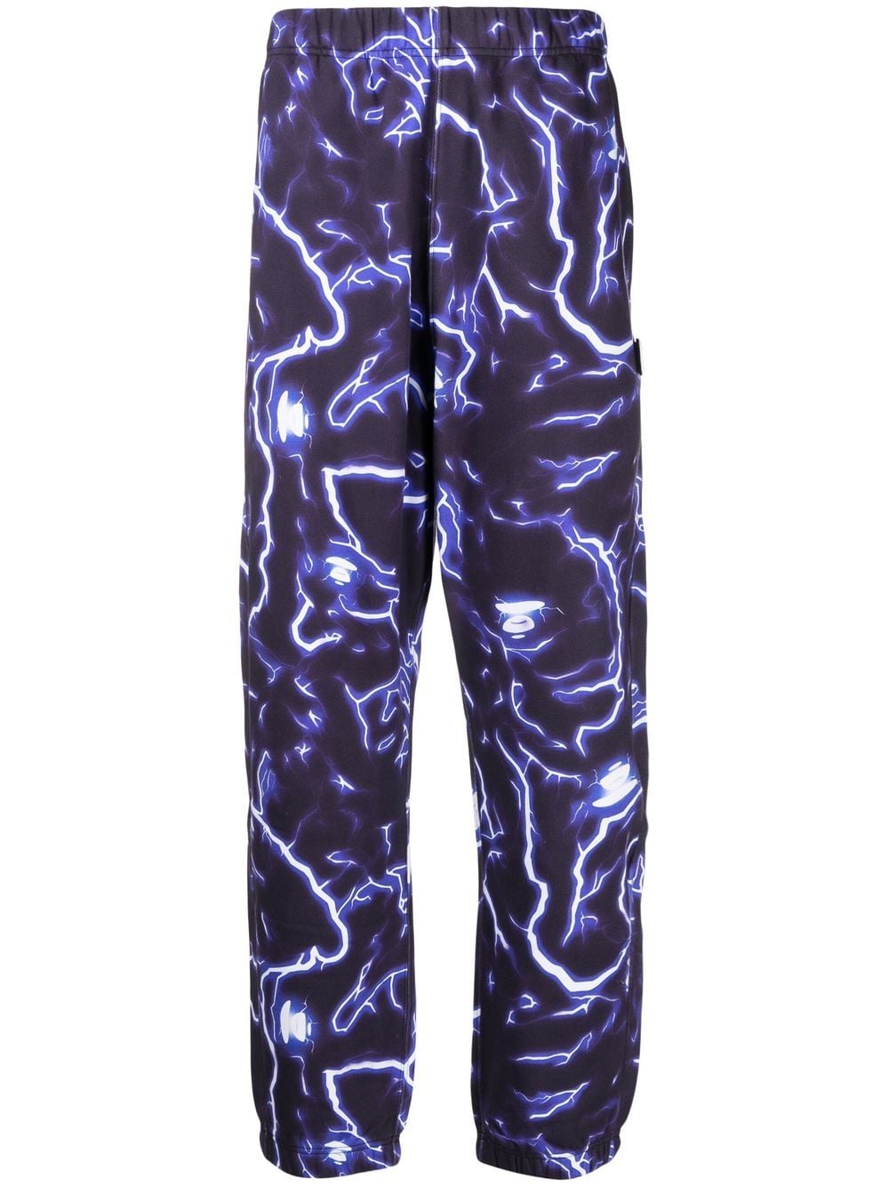 AAPE BY *A BATHING APE® graphic-print cotton track pants - Purple