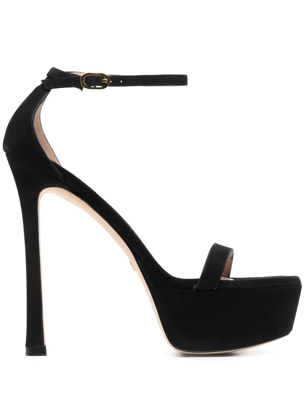 Stuart Weitzman open-toe 160mm sandals - Black