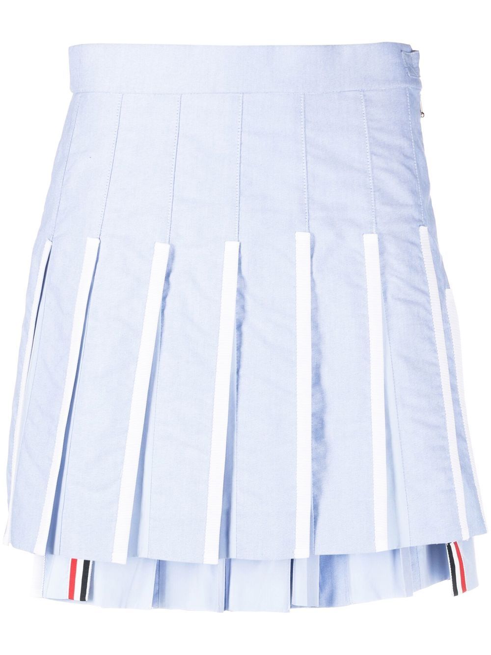Thom Browne pleated high-waist skirt - Blue