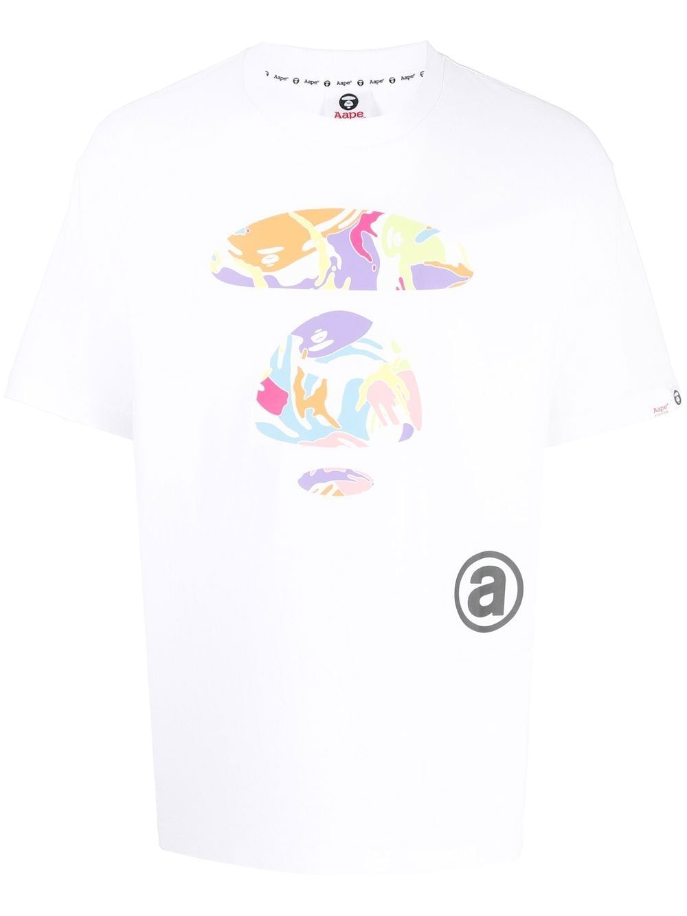 AAPE BY *A BATHING APE® graphic-print cotton T-shirt - WHX