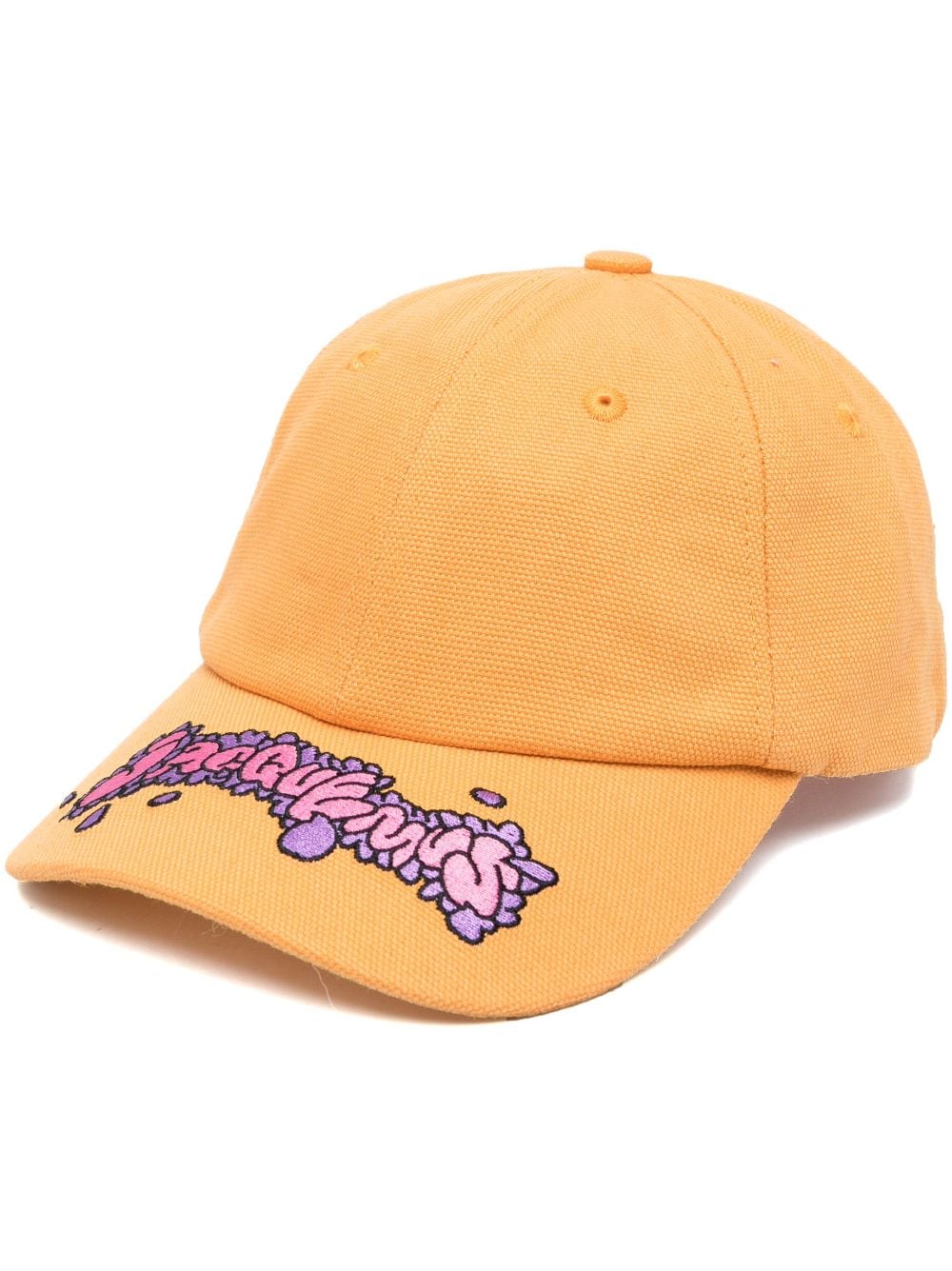 Jacquemus Desenho graffiti-tag baseball cap - Yellow