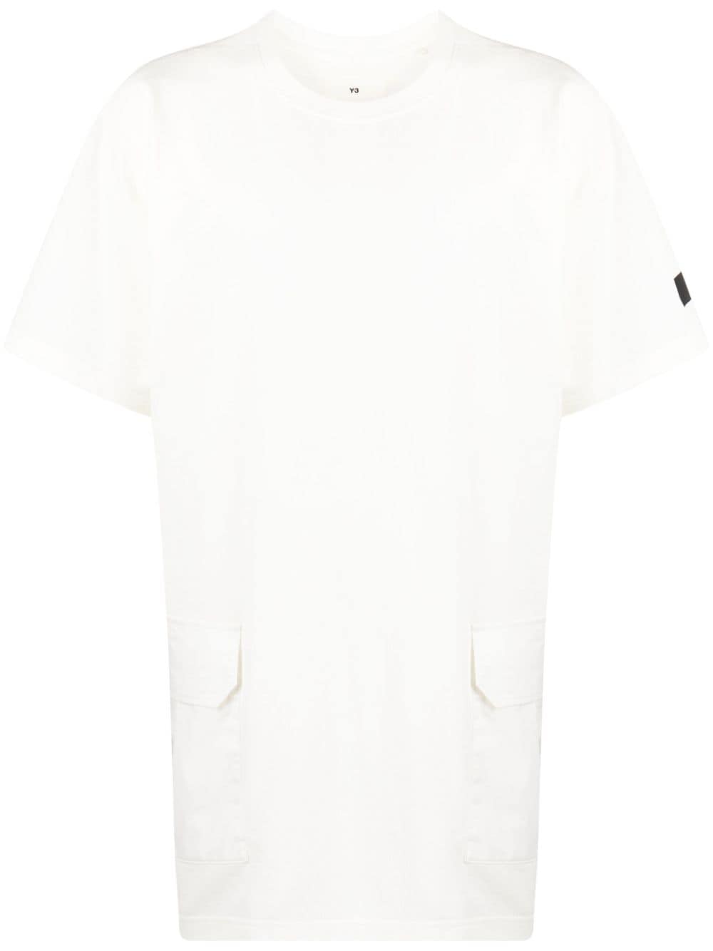 Y-3 logo-patch short-sleeve T-shirt - White