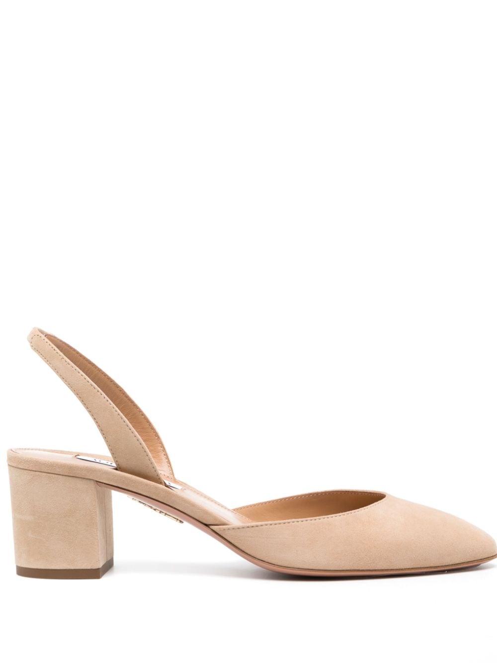 Aquazzura Talita 50mm suede pumps - Neutrals