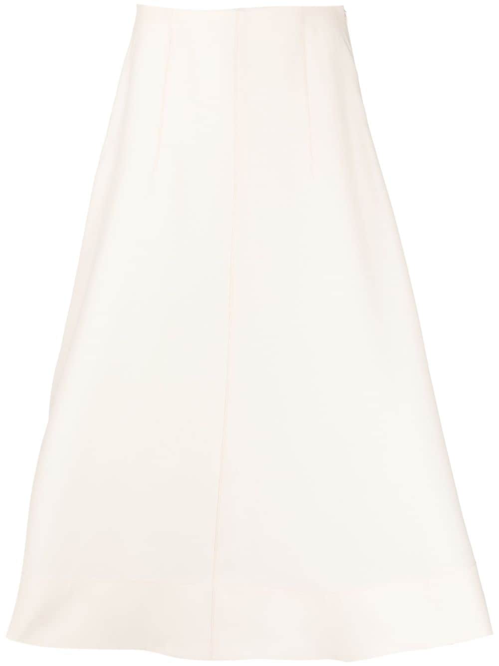 Lanvin high-waisted midi skirt - Neutrals