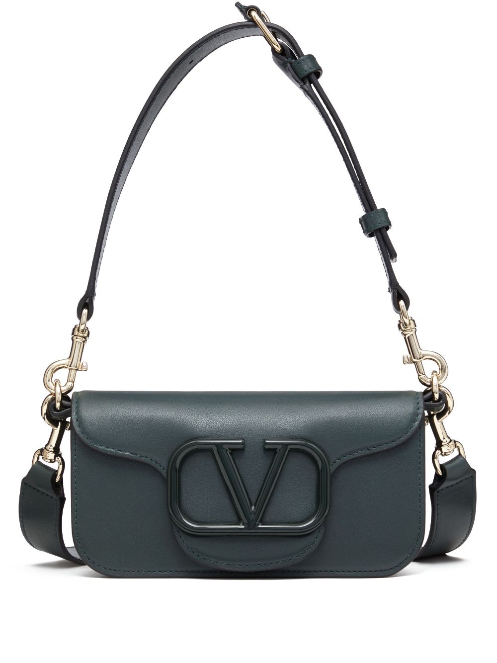 Valentino Garavani mini Locò leather shoulder bag - Green