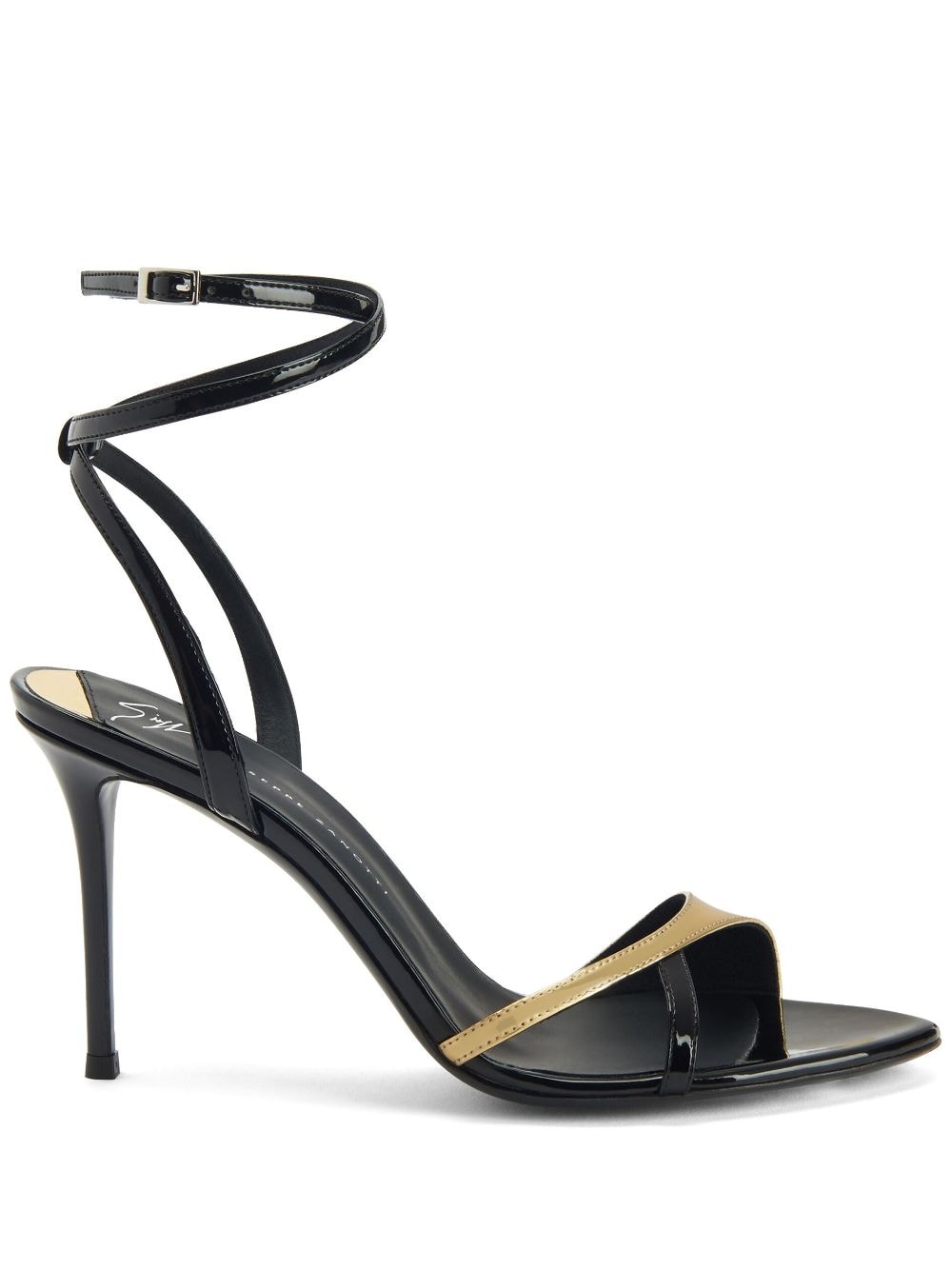 Giuseppe Zanotti Bellha 90mm leather sandals - Black