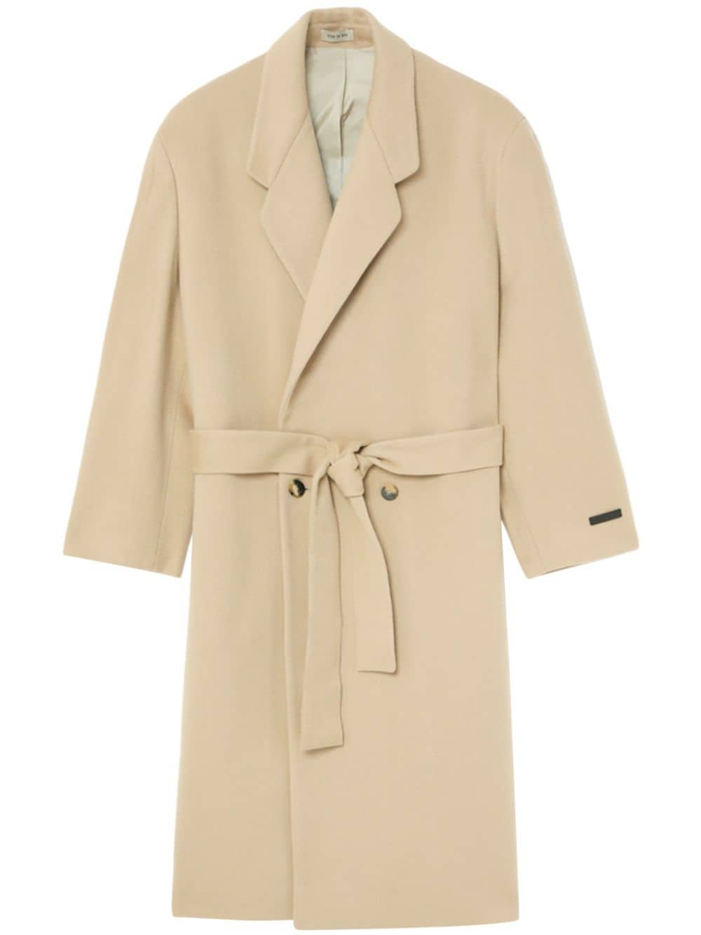 Fear Of God double-breasted virgin-wool coat - Neutrals