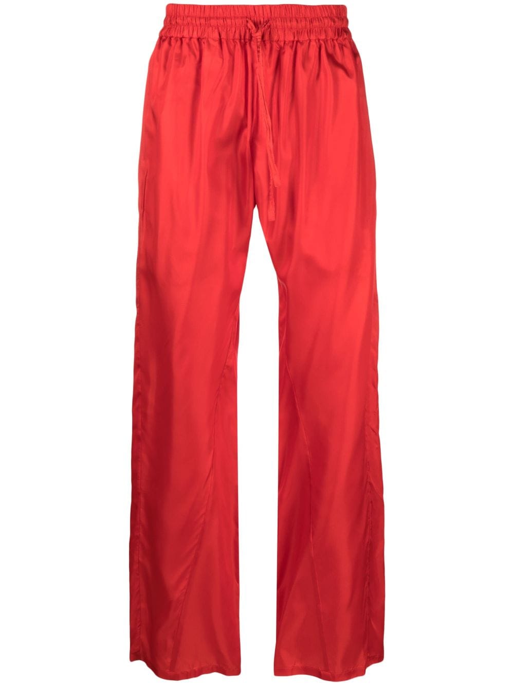 Bianca Saunders Bede straight-leg trousers - Red