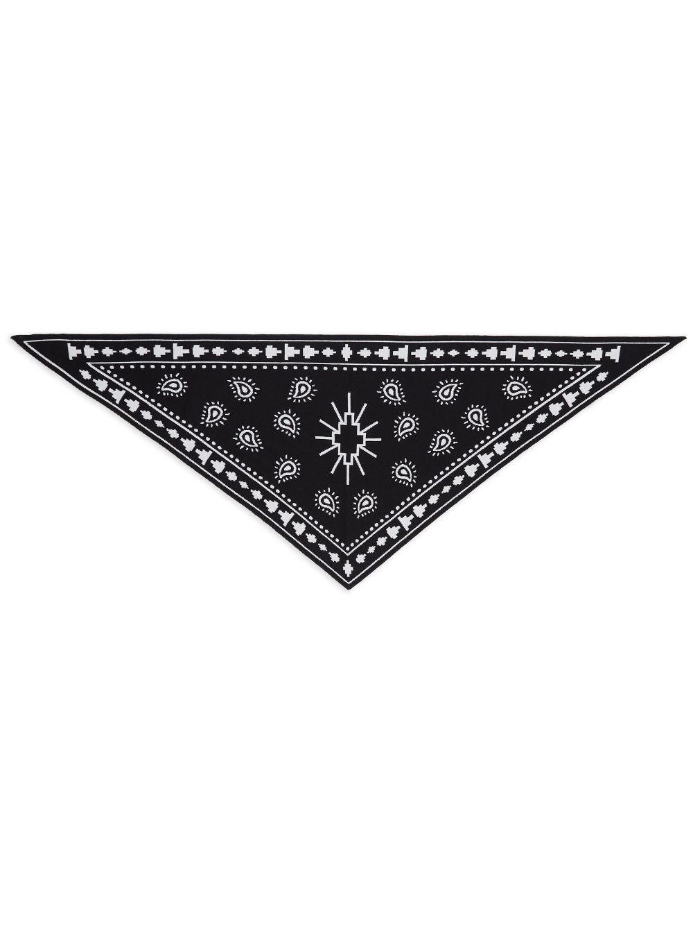 Marcelo Burlon County of Milan Bandana knitted scarf - Black