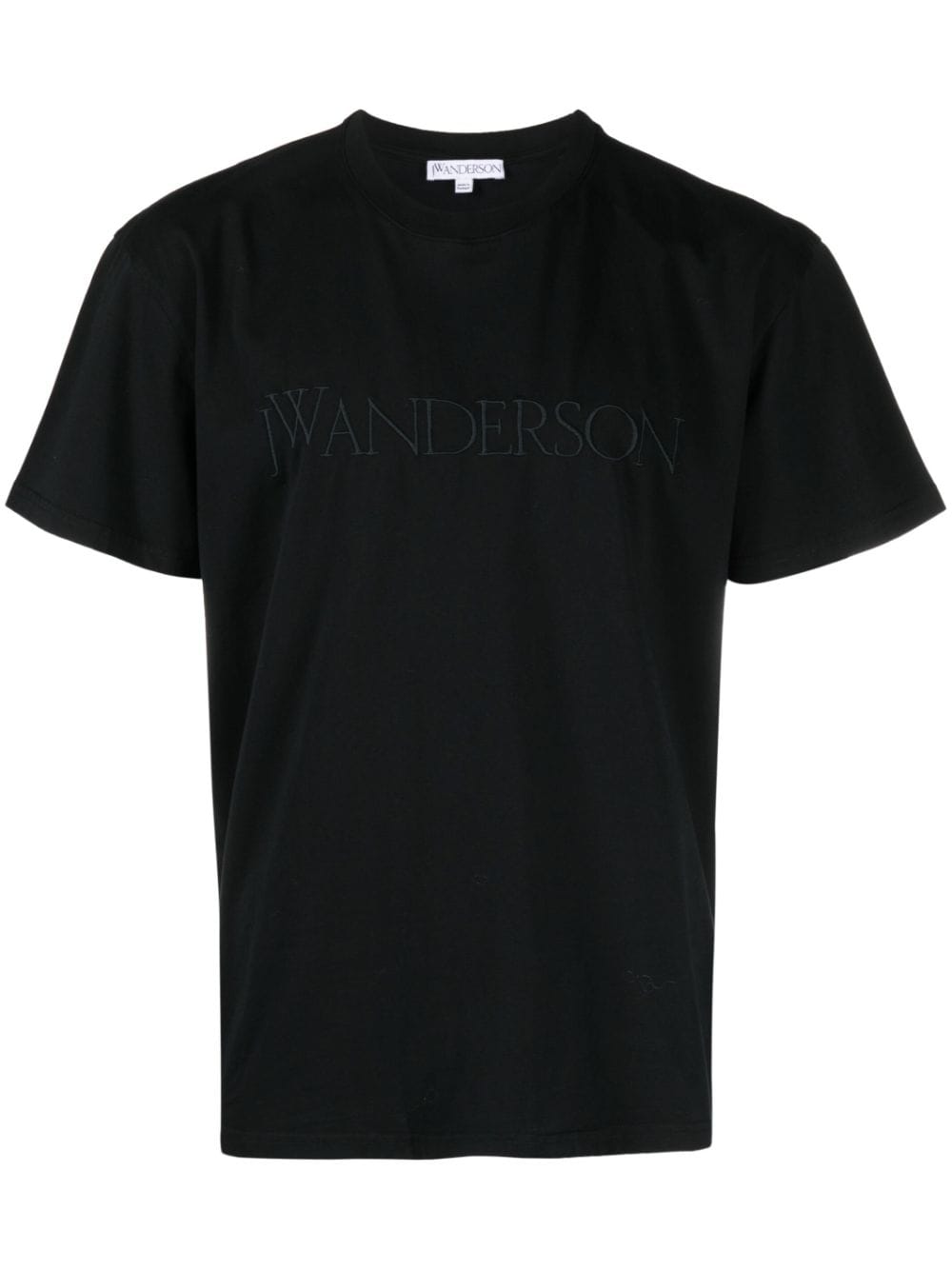 JW Anderson logo-embroidered cotton T-shirt - Black