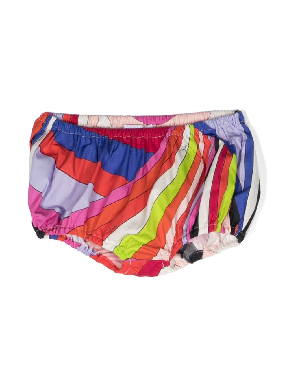 PUCCI Junior abstract-print cotton bloomers - Pink