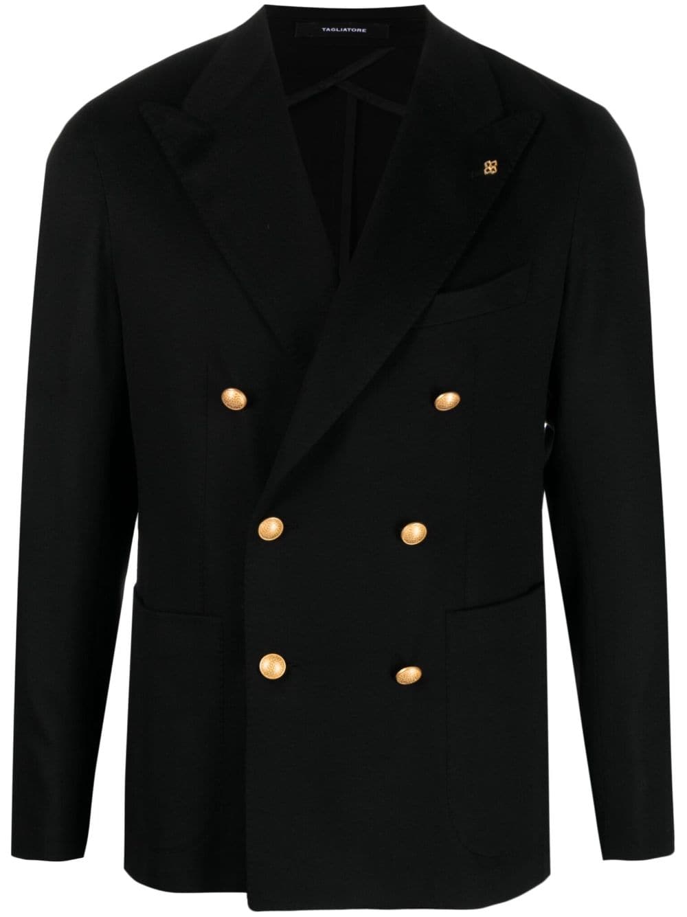 Tagliatore double-breasted peak-lapels jacket - Black