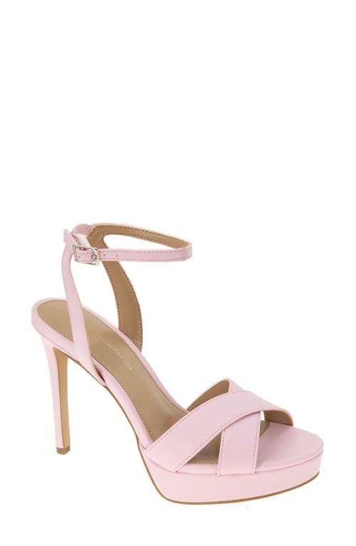 bcbg Niada Ankle Strap Platform Sandal in Ballerina
