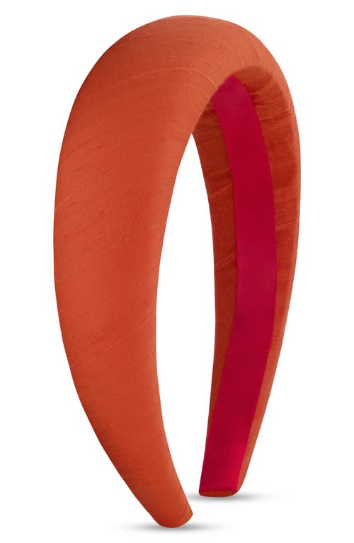 Bien Abyé Rum Orange Silk Headband