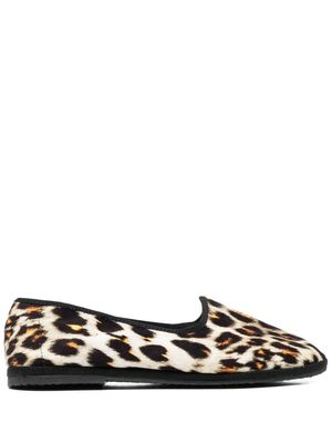 813 leopard-print 10mm ballerinas - Neutrals