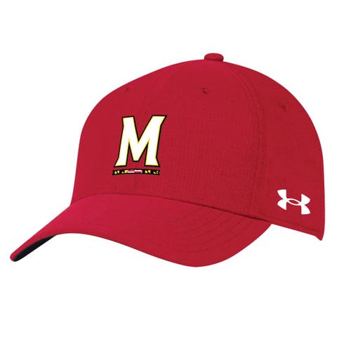 Men's Under Armour Red Maryland Terrapins Airvent Performance Adjustable Hat
