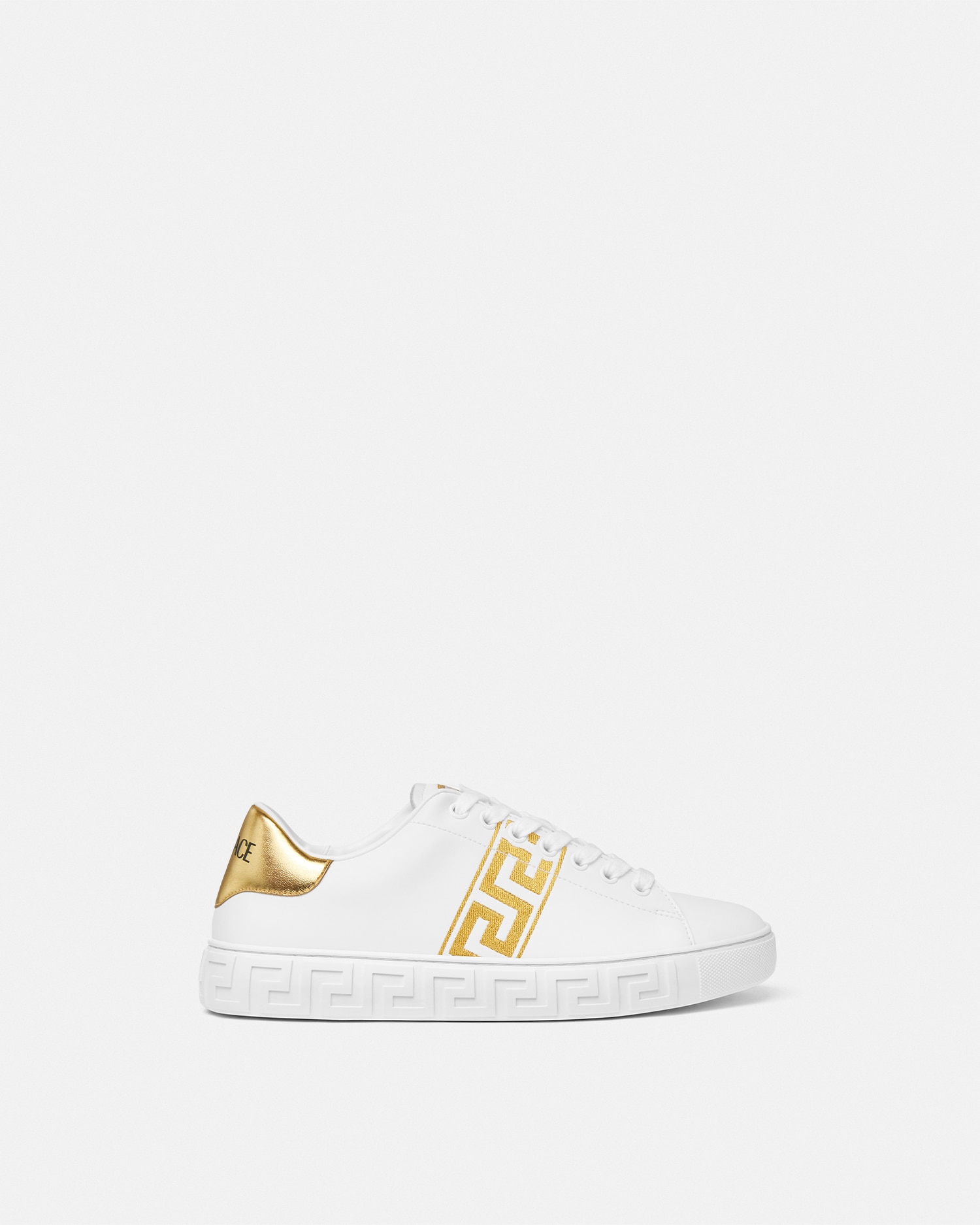 Embroidered Greca Sneakers