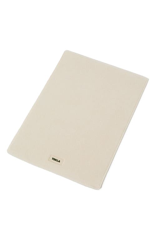 Tekla Organic Cotton Bath Mat in Ivory