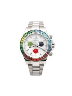 A BATHING APE® BAPE® 30th Anniv. Type 4 BAPEX® 40mm - Silver