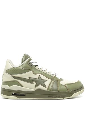 A BATHING APE® Clutch STA leather sneakers - Green