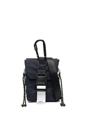 A.P.C. Trek crossbody pouch - Blue