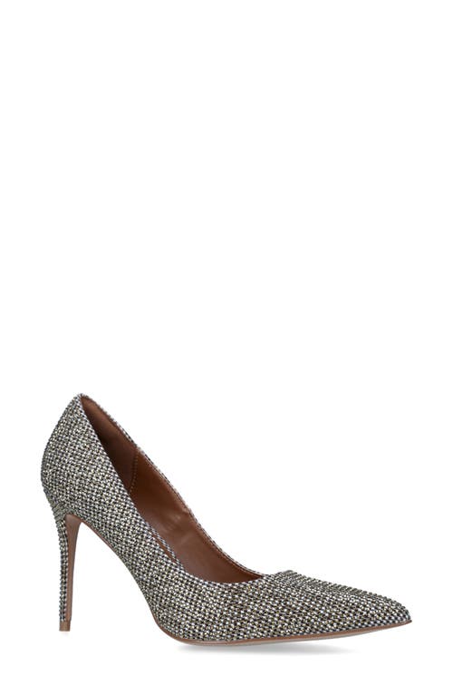 Kurt Geiger London Belgravia Pointed Toe Pump in Dark Beige