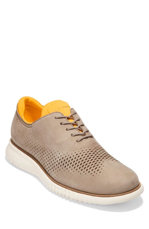 Cole Haan 2.ZeroGrand Laser Wing Oxford in Dune Nubuck
