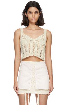 Acne Studios Off-White Organic Cotton Camisole
