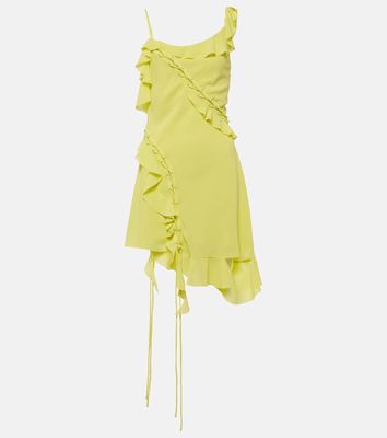 Acne Studios Ruffled asymmetric minidress