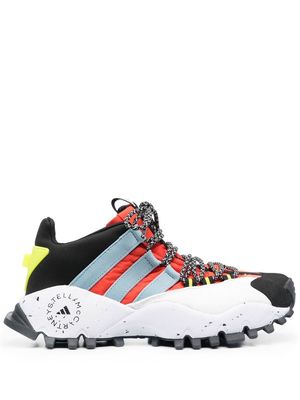 adidas by Stella McCartney colour-block panelled sneakers - Black