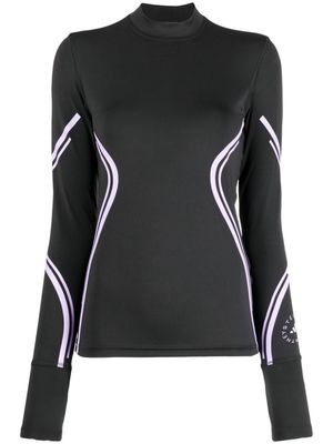 adidas by Stella McCartney TruePace high-neck top - Black