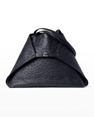 Ai Medium Ostrich Shoulder Bag