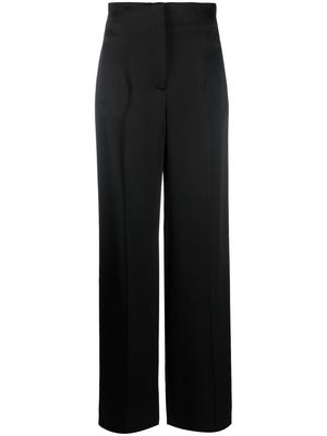 Alberta Ferretti hi-rise straight-leg trousers - Black