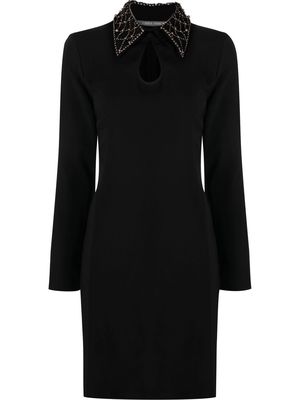 Alberta Ferretti long-sleeve minidress - Black