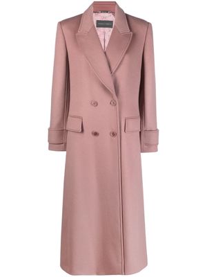 Alberta Ferretti peak-lapel double-breasted coat - Purple