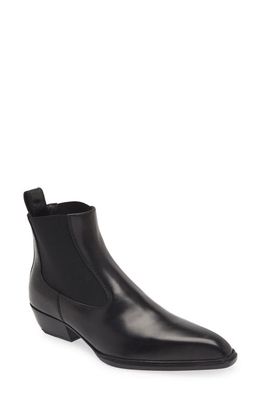 Alexander Wang Slick Pointed Toe Chelsea Boot in Black