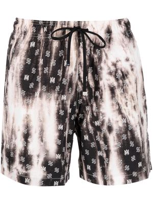 AMIRI logo-print drawstring shorts - Black