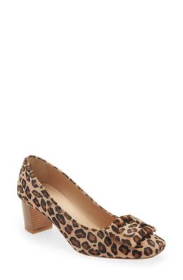 ANN MASHBURN Genuine Calf Hair Pump in Leopard Pony