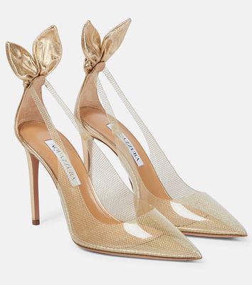 Aquazzura Bow Tie Plexi 105 pumps