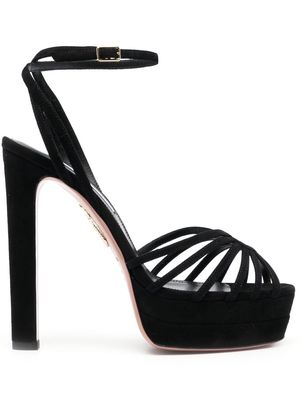 Aquazzura Flow Plateau 150mm sandals - Black