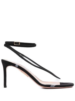 Aquazzura Illusions Plexi 75mm sandals - Black