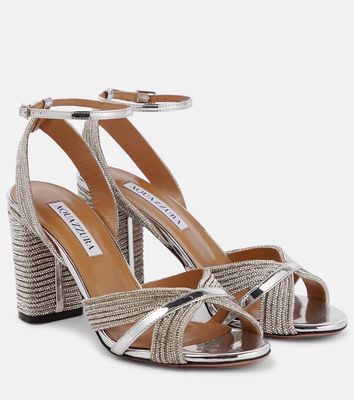 Aquazzura Very Sundance 85 embellished sandals