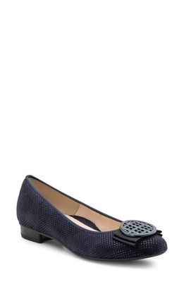 ara Bambi Flat in Dark Blue Puntikid