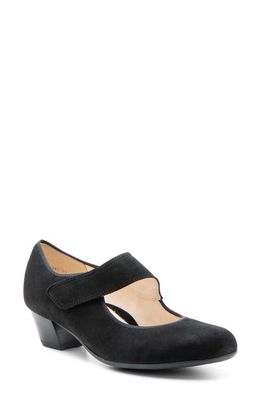 ara Calico 2.0 Mary Jane Pump in Black Suede