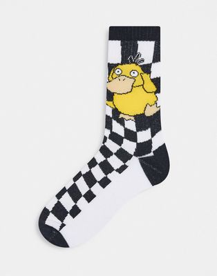 ASOS DESIGN Pokemon sport socks with Psyduck design-Multi